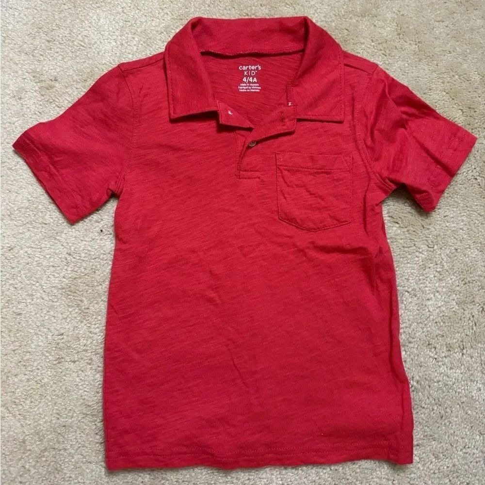 Toddler Boys Carters Collared Polo Shirt 4